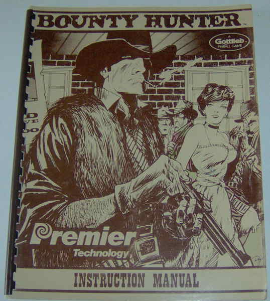 (image for) Gottlieb Bounty Hunter Instruction Manual - Click Image to Close